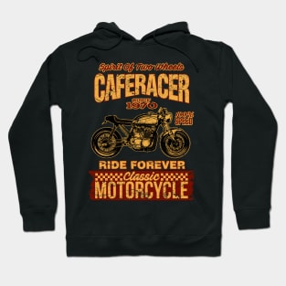 Classic Caferacer Motorcycle Hoodie